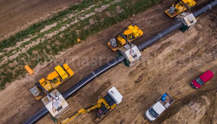 Beispielfoto Baustellendokumenation EUGAL Gaspipeline