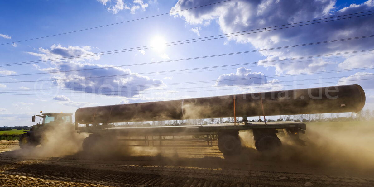 Beispielfoto Baustellendokumenation EUGAL Gaspipeline